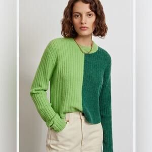 KITRI x Jessie Bush Sweater XS Women's New Rory Colour Block Jumper